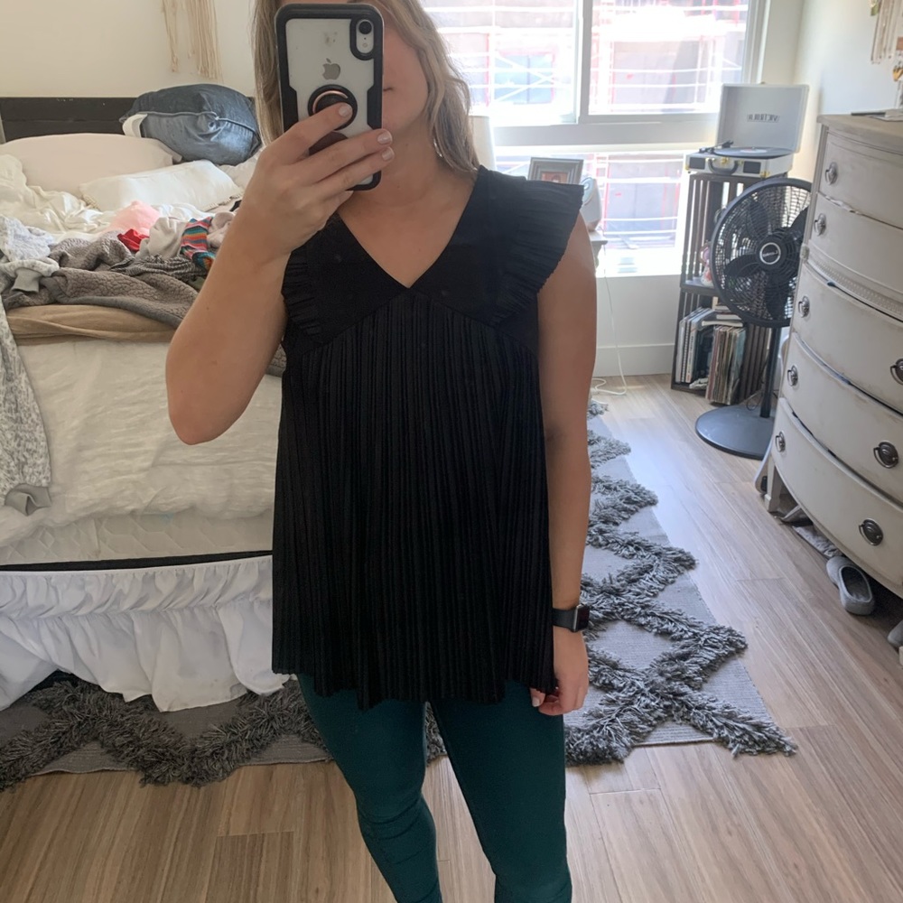Black dress shirt